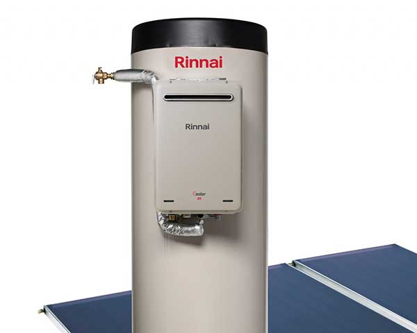Rinnai-Prestige-Gas-Boosted-Solar installation in melbourne western suburbs